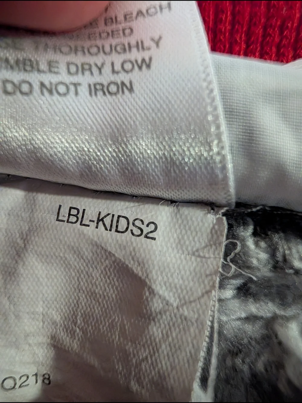 Kids 8-10 Grey Snowflake Hooded One-Piece Pajamas with Red Accents